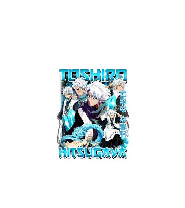 Tōshirō Hitsugaya - Bleach minta fehér pólón