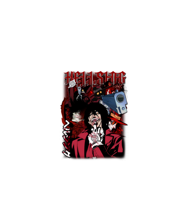 HELLSING ALUCARD minta fekete pólón