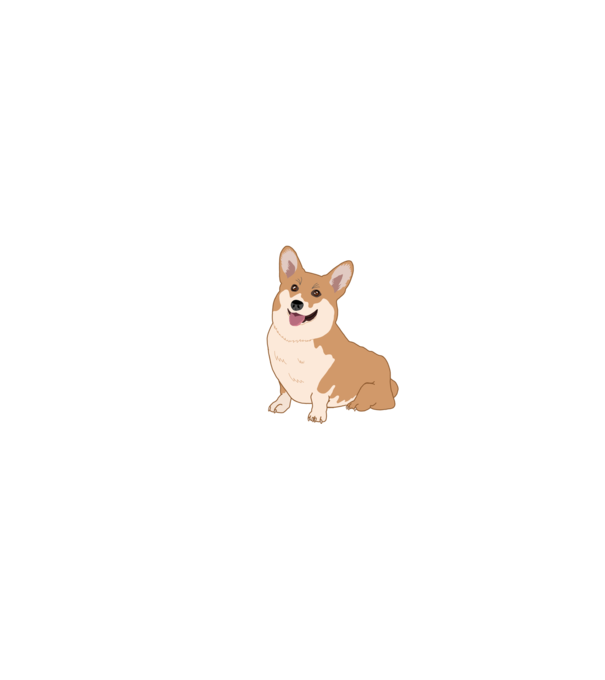 Corgi gazdi2 minta fekete pólón