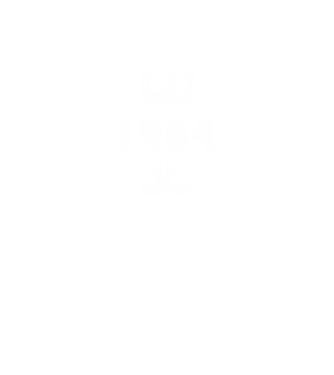 1984 - limited edition - fehér minta fekete pólón