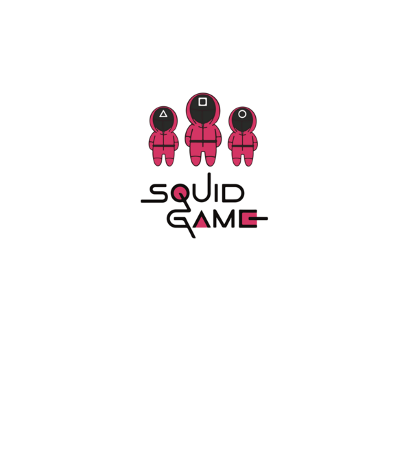 Squid Game - Nyerd meg az életed minta türkiz pólón