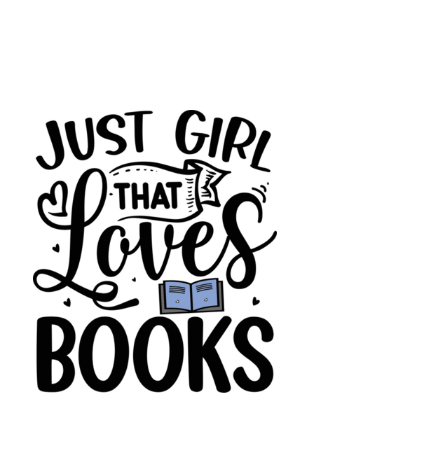Book love minta világoskék pólón