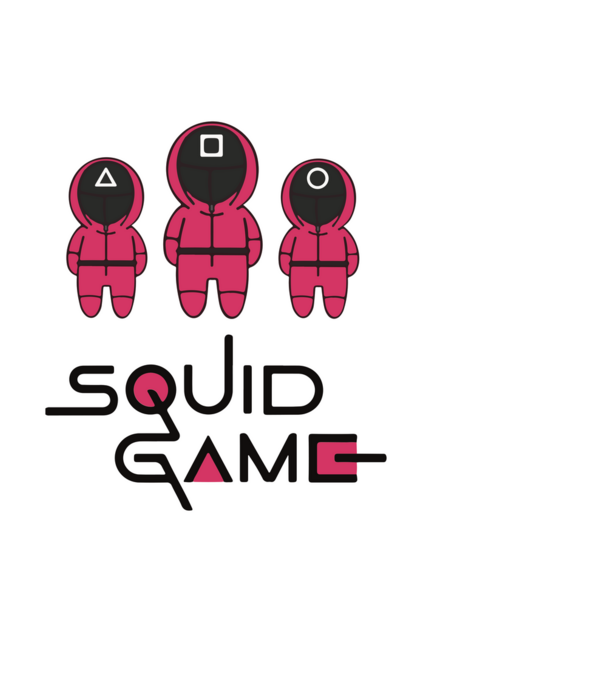 Squid Game - Nyerd meg az életed minta fekete pólón