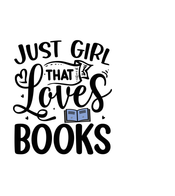 Book love minta fehér pólón