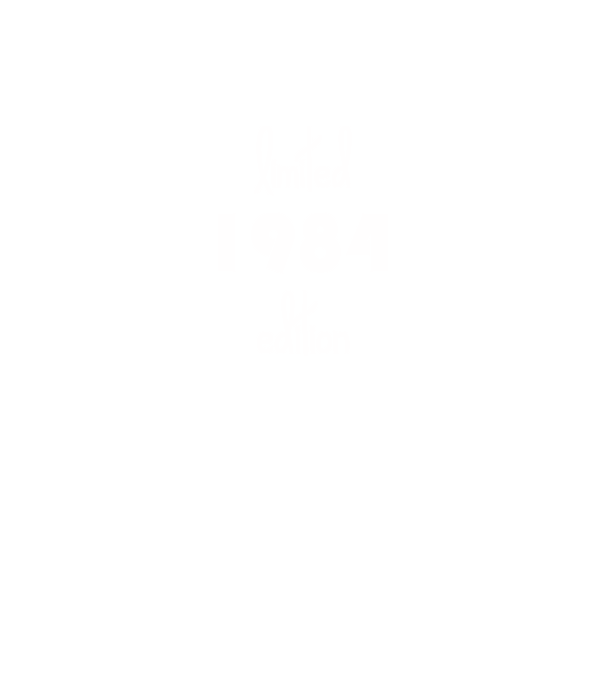 1984 - limited edition - fehér minta fekete pólón