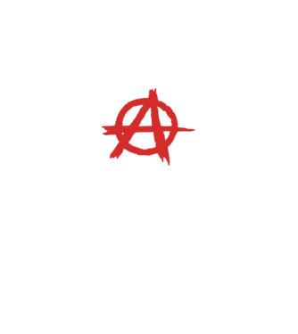 Anarchia jel minta fekete pólón
