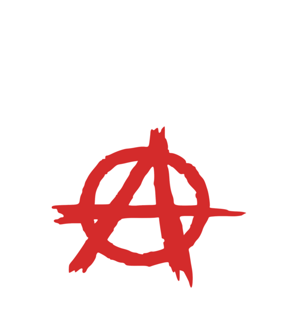 Anarchia jel minta fekete pólón