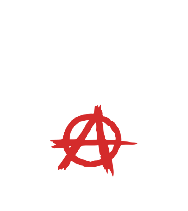Anarchia jel minta fekete pólón