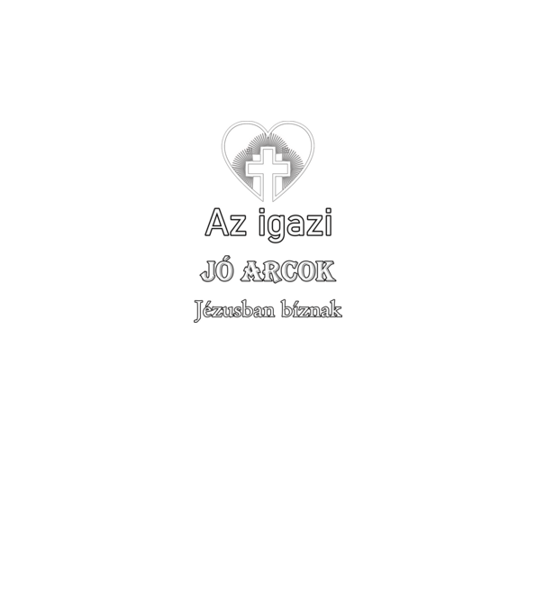 Az igazi jó arcok minta türkiz pólón