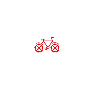 Már csak egy gép tart életben - Kerékpáros minta fekete pólón