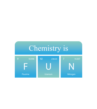 Chemistry is FUN minta fehér pólón