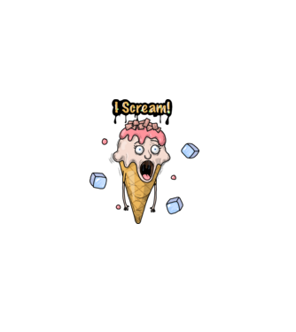 I Scream - Fagyi - Ice cream minta  pólón