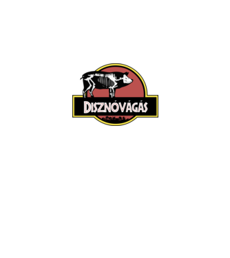 Disznóvágás minta fehér pólón