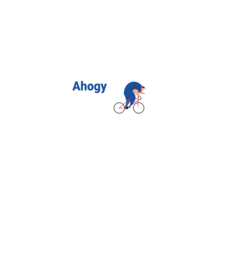 Tekerek ahogy bírok minta homokszín pólón