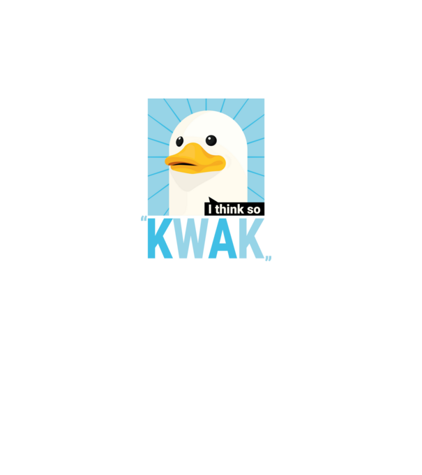 KWAK - I think so minta fehér pólón