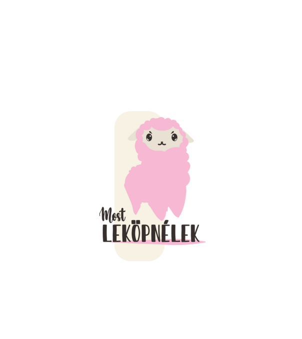 Most leköpnélek - Alpaca minta fehér pólón