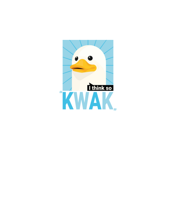 KWAK - I think so minta fehér pólón
