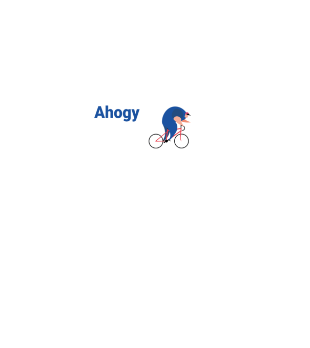 Tekerek ahogy bírok minta homokszín pólón