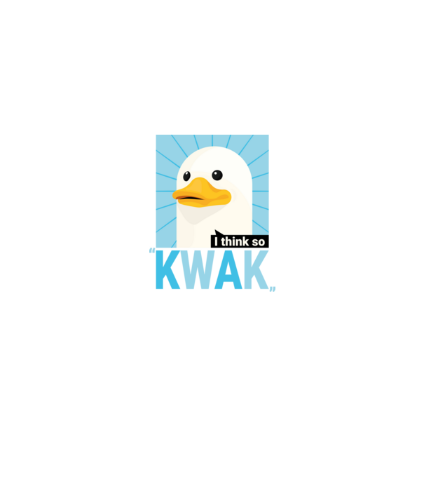 KWAK - I think so minta fehér pólón
