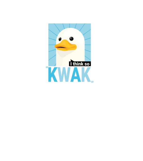 KWAK - I think so minta fehér pólón
