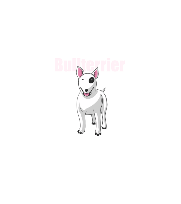 Bullterrier minta szürke pólón