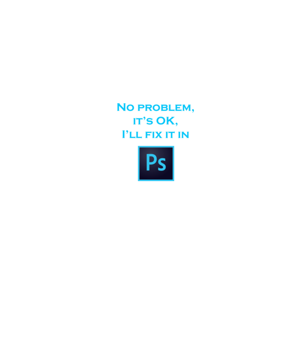 No problem minta fekete pólón