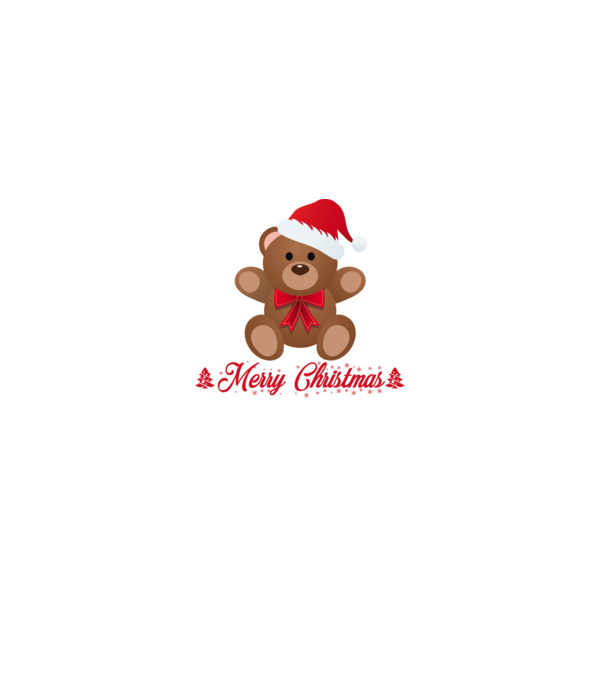 Merry Chrsitmas 2021 - Maci minta fehér pólón