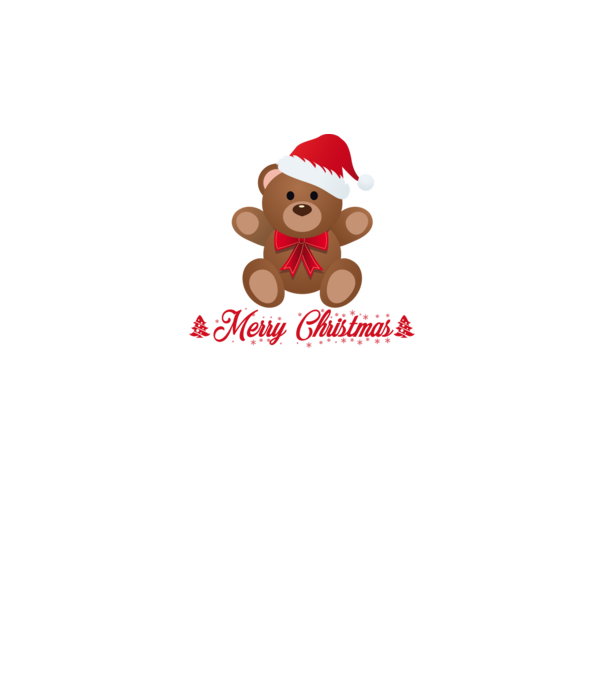 Merry Chrsitmas 2021 - Maci minta fehér pólón