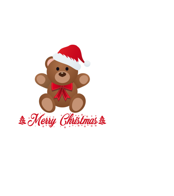 Merry Chrsitmas 2021 - Maci minta fekete pólón