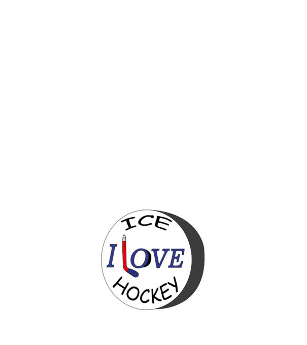 Ice Hockey Póló minta világos rózsaszín pólón