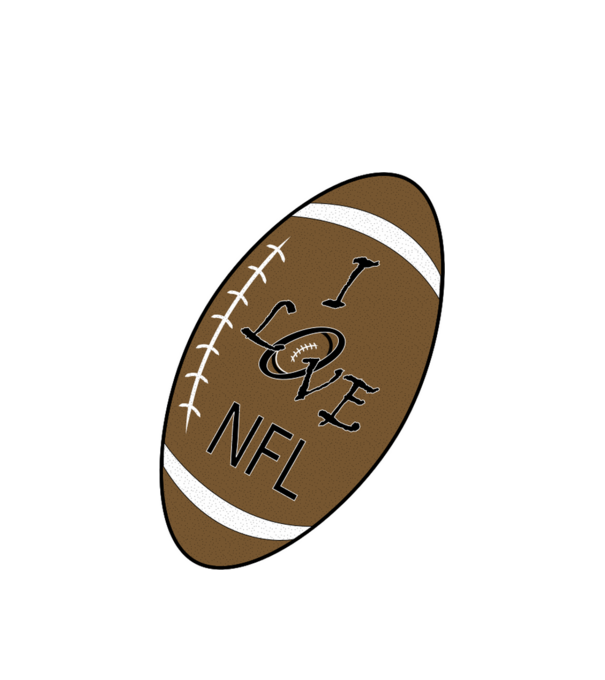 NFL minta fehér pólón