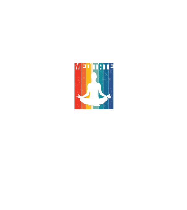 Meditáció minta fehér/piros pólón