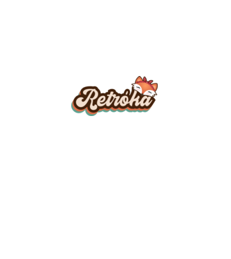 Retróka (black_xs twitch) minta fehér pólón