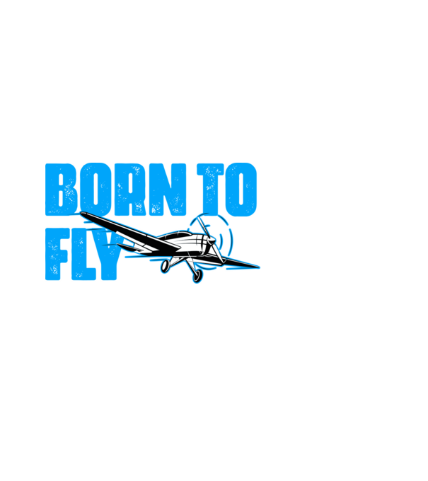Born_to_fly minta fehér pólón