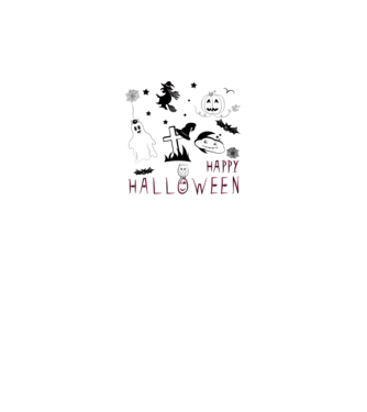 Halloween 2. minta szürke pólón