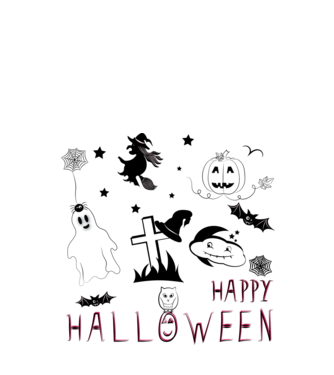 Halloween 2. minta almazöld pólón