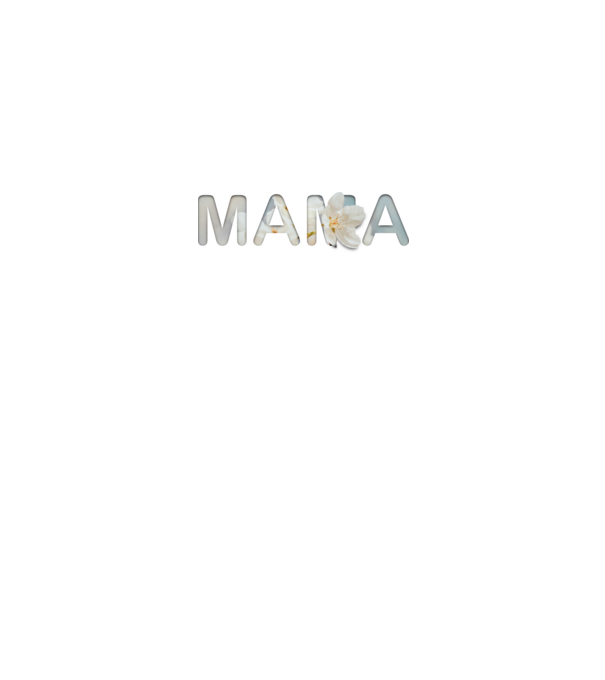 Mama 3. minta fehér pólón
