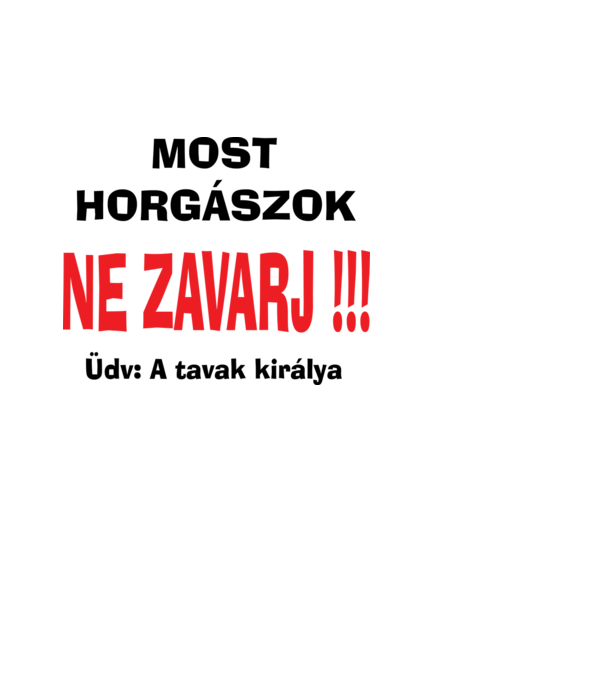A tavak királya-01 minta fekete pólón