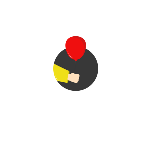IT piros lufi | FakultatívDesign minta fehér pólón