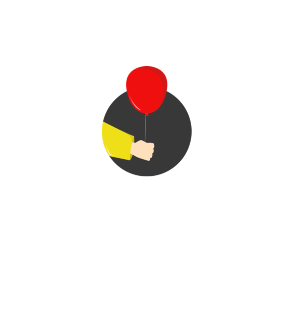 IT piros lufi | FakultatívDesign minta fehér pólón