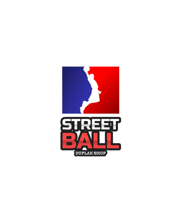 Street Ball minta fekete pólón