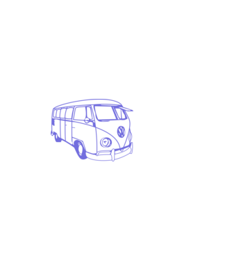 Volkswagen minta sötétkék pólón