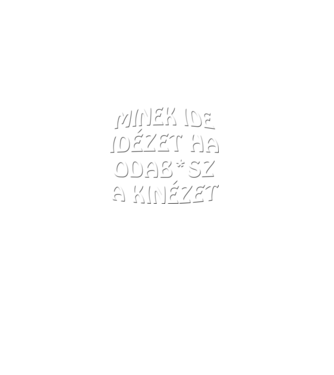 Minek ide minta fekete pólón