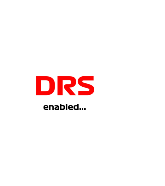 DRS F1 minta világos rózsaszín pólón
