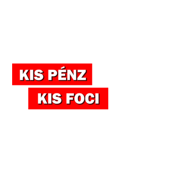 KIS minta fekete pólón