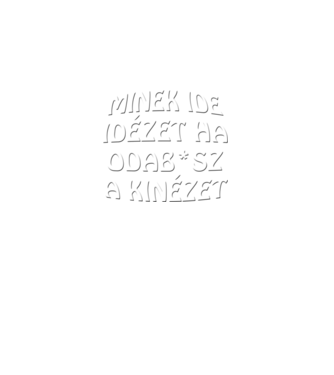 Minek ide minta fekete pólón