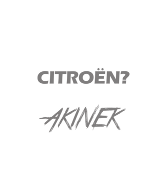 Szar Citroen minta fehér pólón