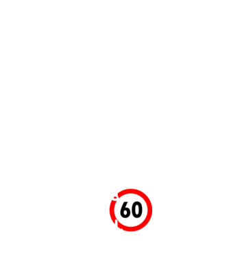 60 éves minta fehér pólón
