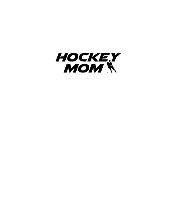 Hockey Mom minta világoskék pólón