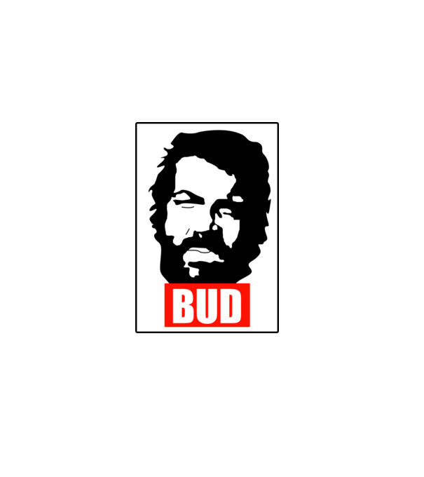 BUD SPENCER minta fekete pólón